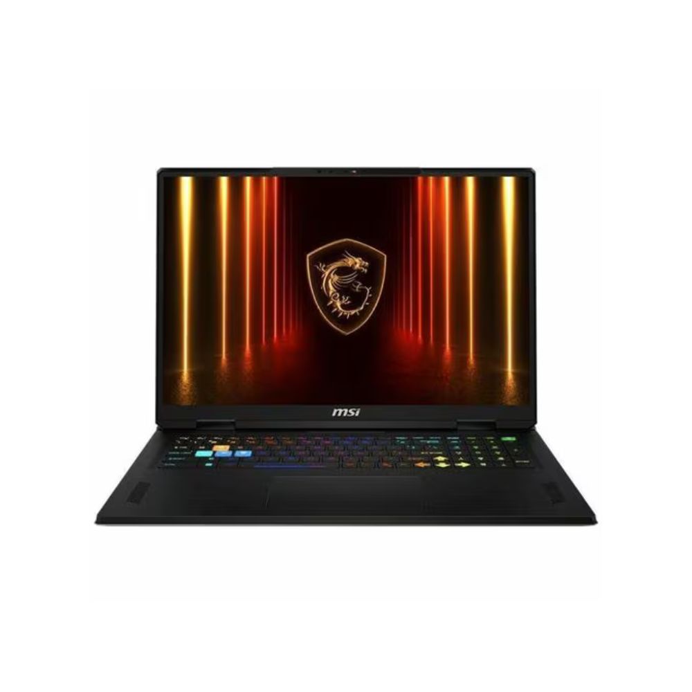 MSI Titan 18 HX AI Gaming Laptop, Intel Ultra 9 285HX, RTX 5090 24GB GDDR7, 32GB DDR5 RAM, 2TB Gen5 + 2TB Gen4 SSD, 18" UHD 120Hz Display, Wi-Fi 7, 2-Year Warranty