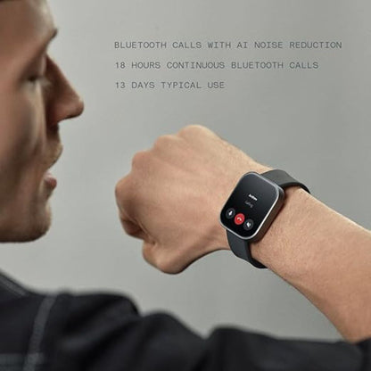 Nothing Watch Pro - Dark Grey with Black Strap, Dark Grey with Grey Strap, Metallic Grey