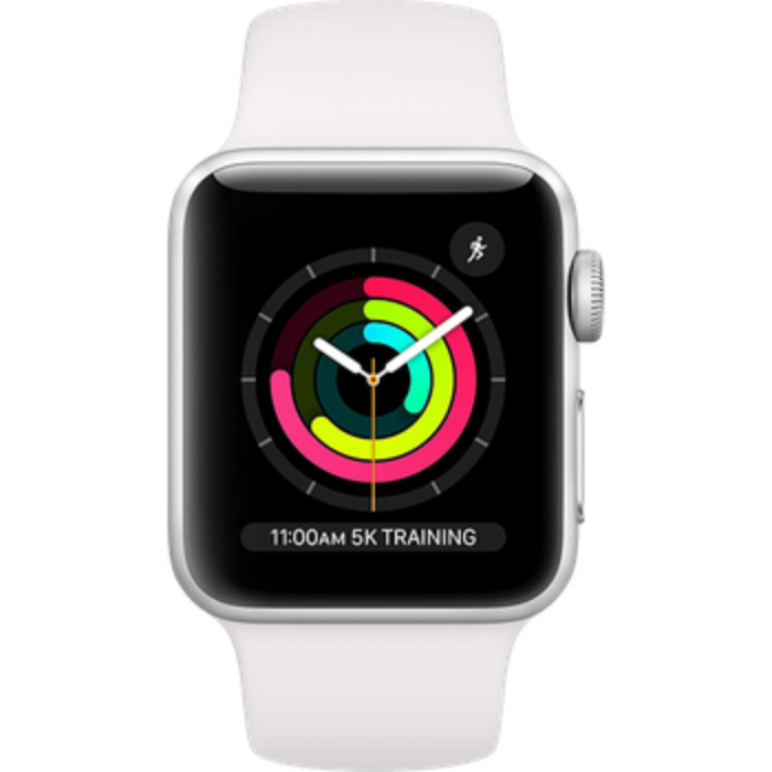 Apple Watch Series 3 - 38mm GPS - Silver(Aluminium) - Acceptable Refurbished