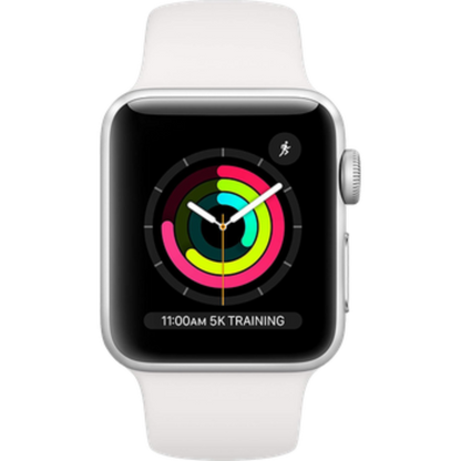 Apple Watch Series 3 - 38mm GPS - Silver(Aluminium) - Acceptable Refurbished