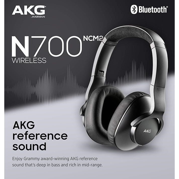 Samsung AKG - N700NCM2 Wireless Noise Cancelling On-Ear Headphones - Black - Open Never Used SAMSUNG