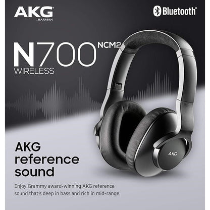 Samsung AKG - N700NCM2 Wireless Noise Cancelling On-Ear Headphones - Black - Open Never Used SAMSUNG