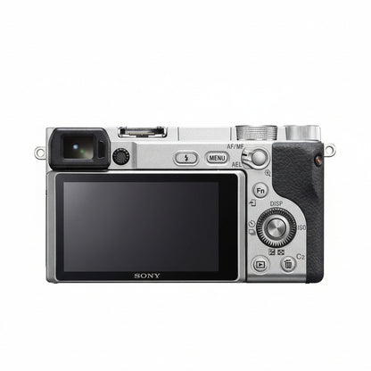 Sony Alpha A6400 Twin Lens Kit - Black/Silver with 16-50mm & 55-210mm Lenses