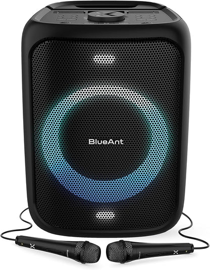 Blueant  X5 Portable 60W Bluetooth Party Speaker with 2 Microphones - Black - Pristine - Refurbished BlueAnt