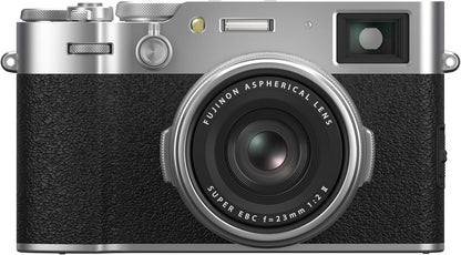 Fujifilm X100VI Digital Camera – 40MP, 6-Stop IBIS, 4K/6.2K Video - Silver Fujifilm