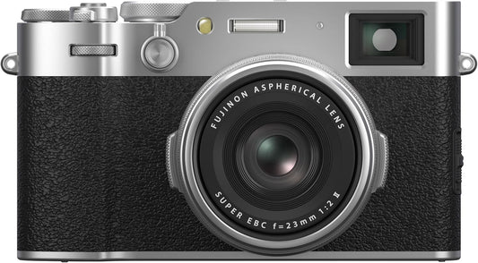 Fujifilm X100VI Digital Camera – 40MP, 6-Stop IBIS, 4K/6.2K Video - Silver Fujifilm