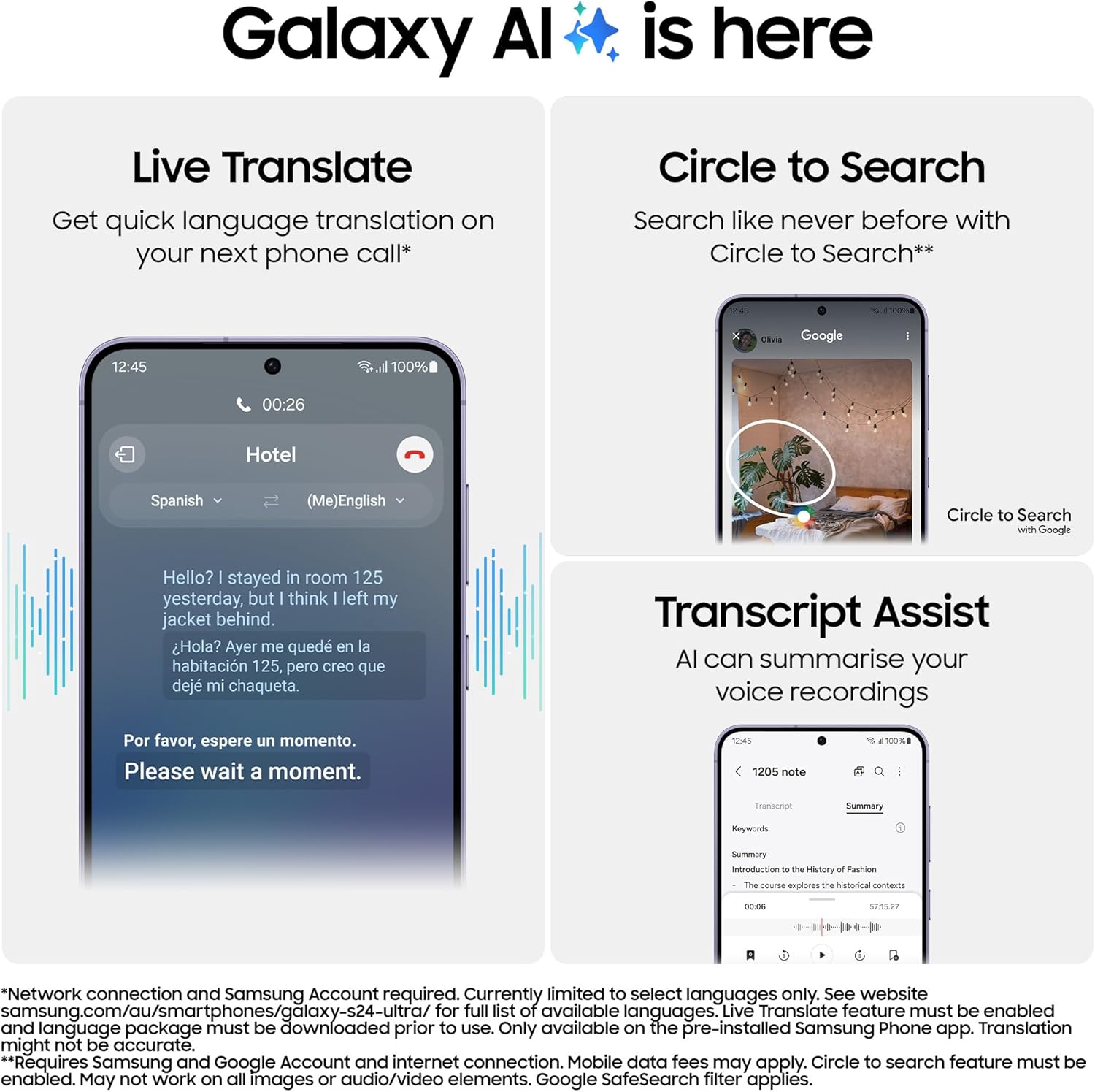 Samsung Galaxy S24+ Plus 256GB Cobalt Violet - (AU Version) - Pristine - Refurbished (Copy) Samsung