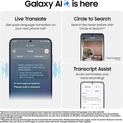 Samsung Galaxy S24+ Plus 256GB Cobalt Violet - (AU Version) - Pristine - Refurbished (Copy) Samsung