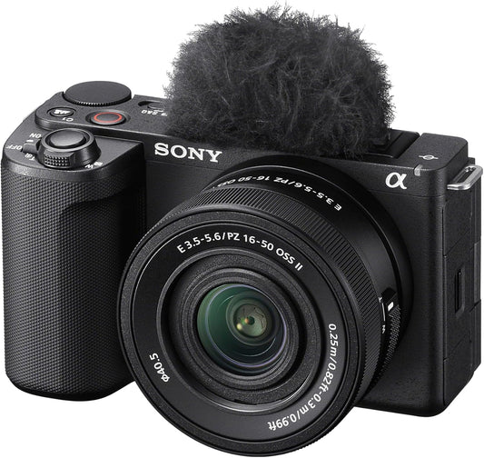 Sony ZV-E10 II Mirrorless Camera with 16-50mm Lens (ZV-E10M2K) – Black SONY