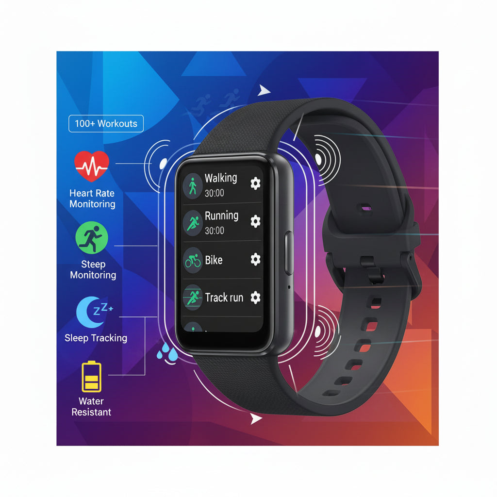 Galaxy Fit3 Smart Band 40mm AMOLED - Grey, Pink Gold, Silver