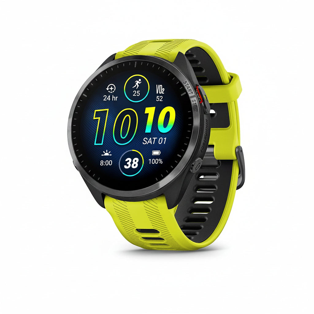 Garmin Forerunner 965 GPS Running Smartwatch - Black/Grey, Whitestone, Amp Yellow Garmin