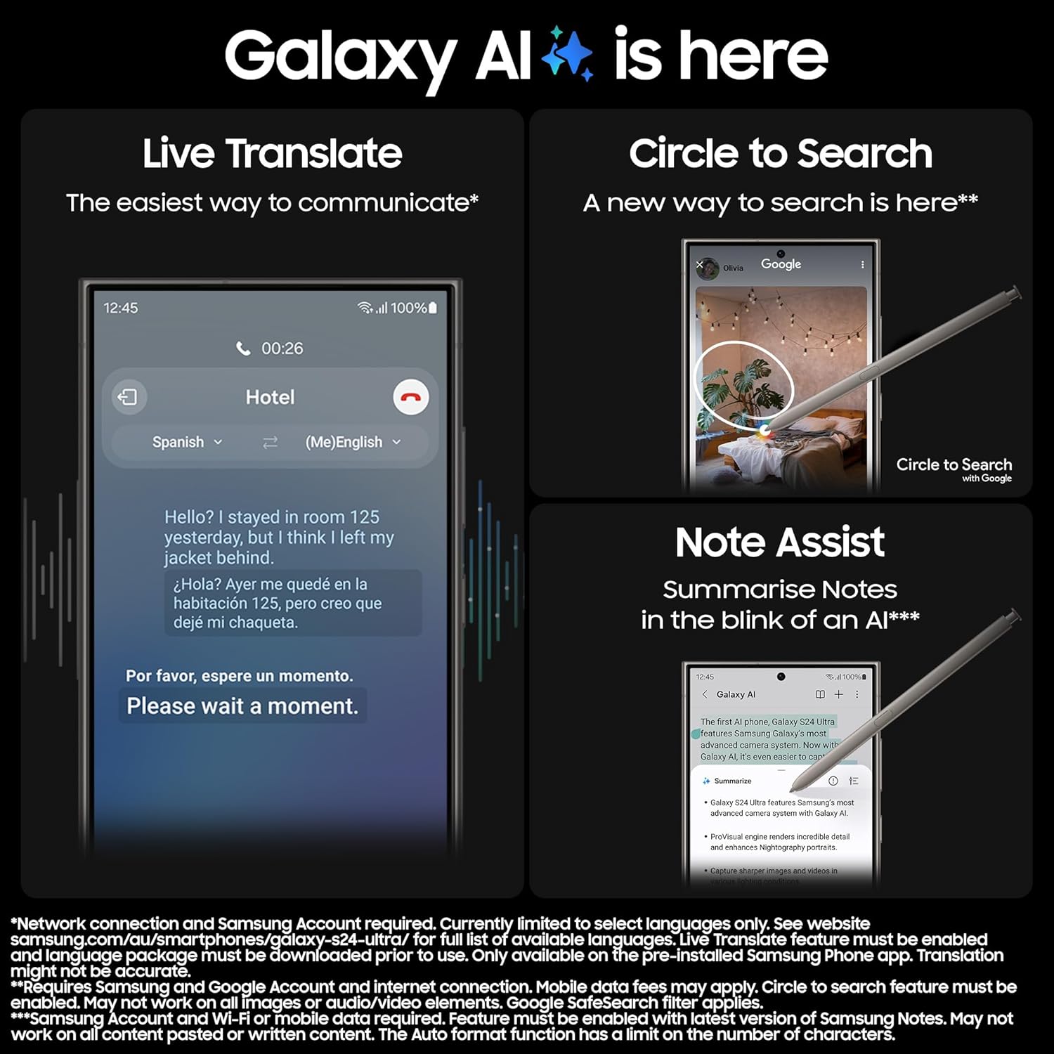Samsung Galaxy S24 Ultra 512GB Titanium Yellow - (AU Version) - Pristine - Refurbished Samsung