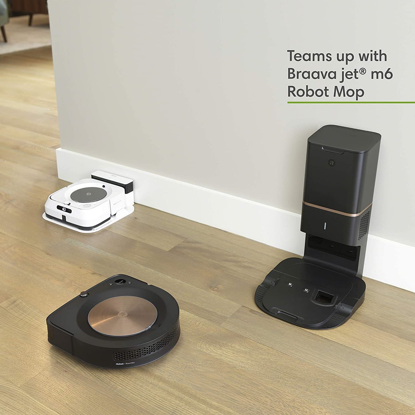 iRobot Roomba S9+ Plus Robot Vacuum Cleaner with Automatic Dirt Disposal - Black iRobot