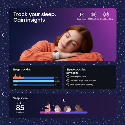 Galaxy Fit3 Smart Band 40mm AMOLED - Grey, Pink Gold, Silver