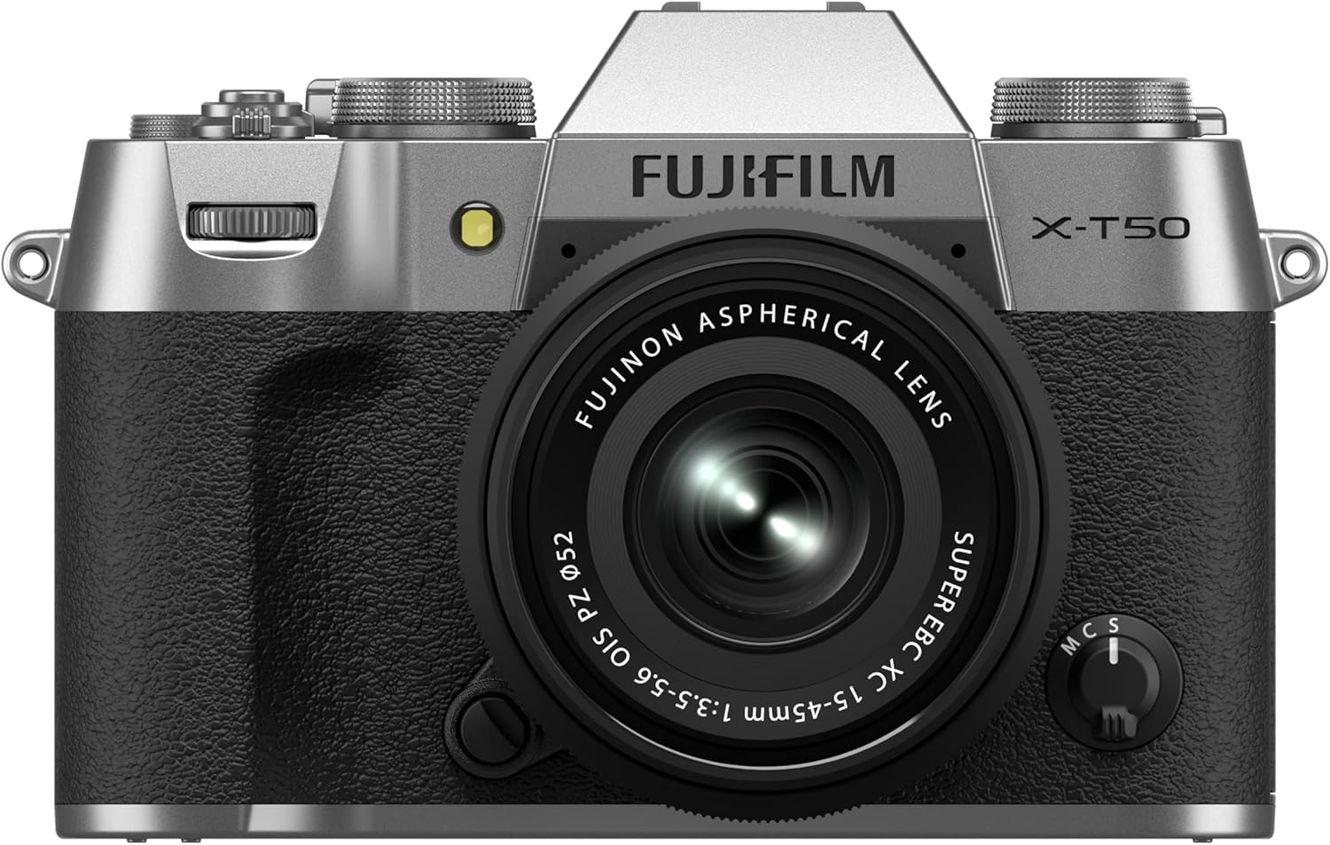 Fujifilm X-T50 Silver Mirrorless Camera Body – High-Resolution Sensor Fujifilm