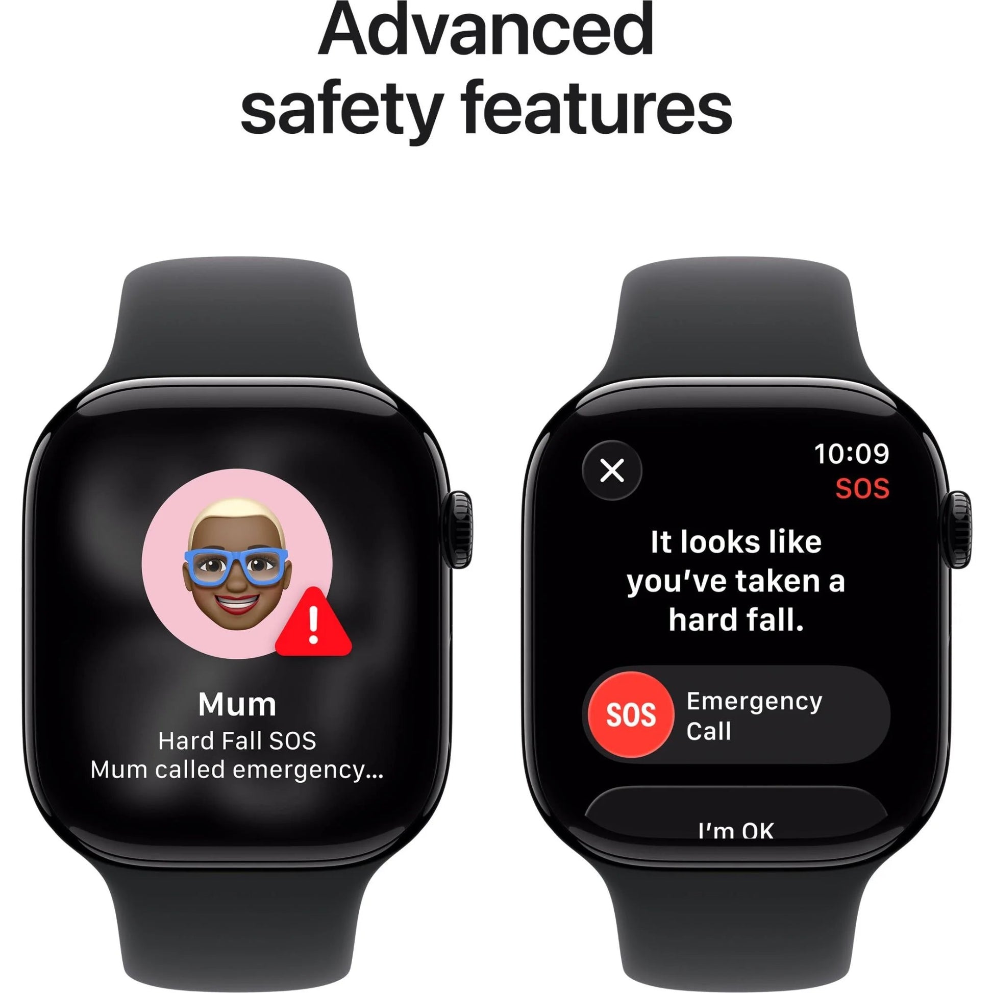 Apple Watch Series 11 46mm Jet Black Aluminium Case GPS Sport Band (M/L) – Black APPLE