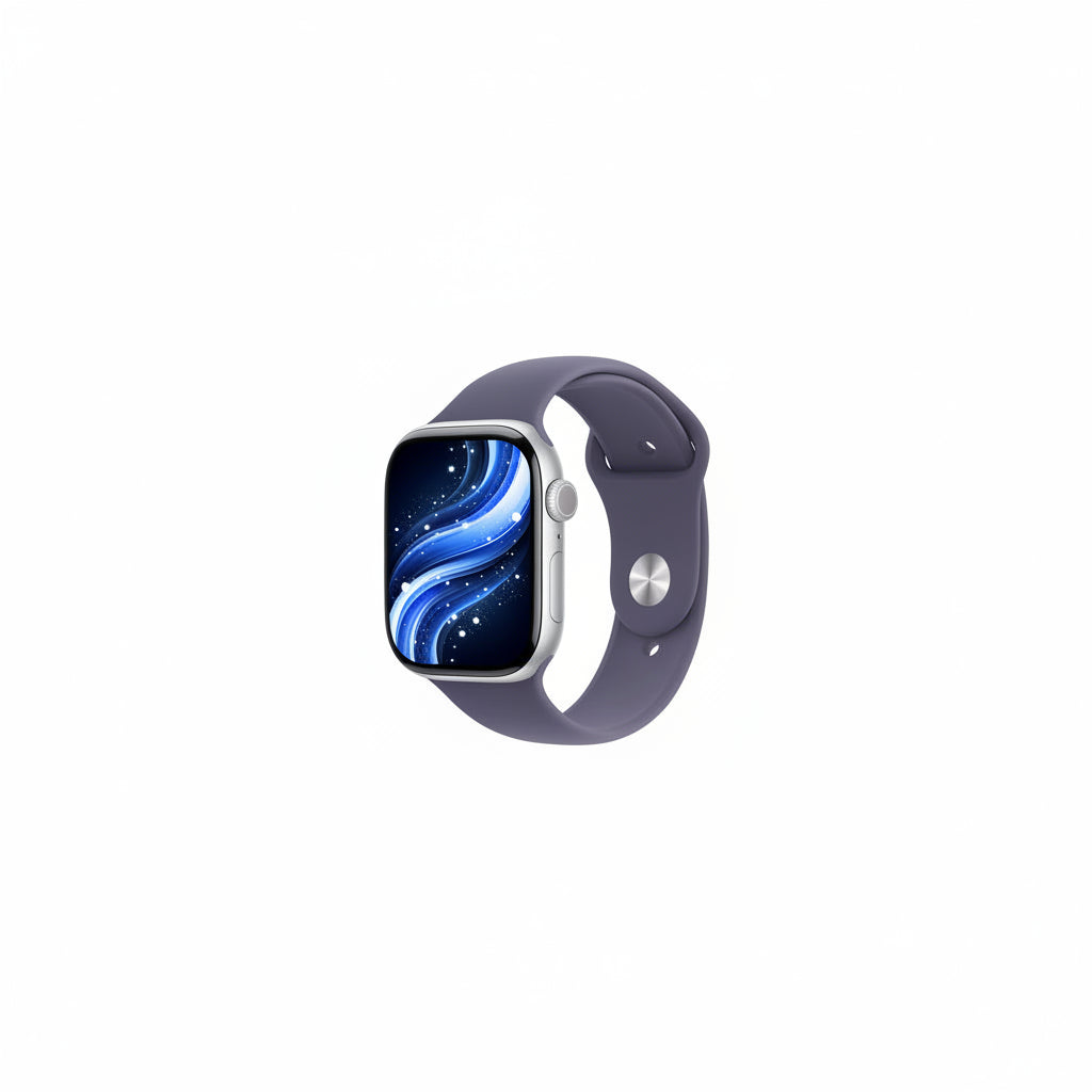 Apple Watch Series 11 46mm, 42mm GPS + Cellular Aluminium Case – Jet Black, Space Grey, Silver, Rose Gold with Sport Band (M/L) Smartwatch (Copy) Apple