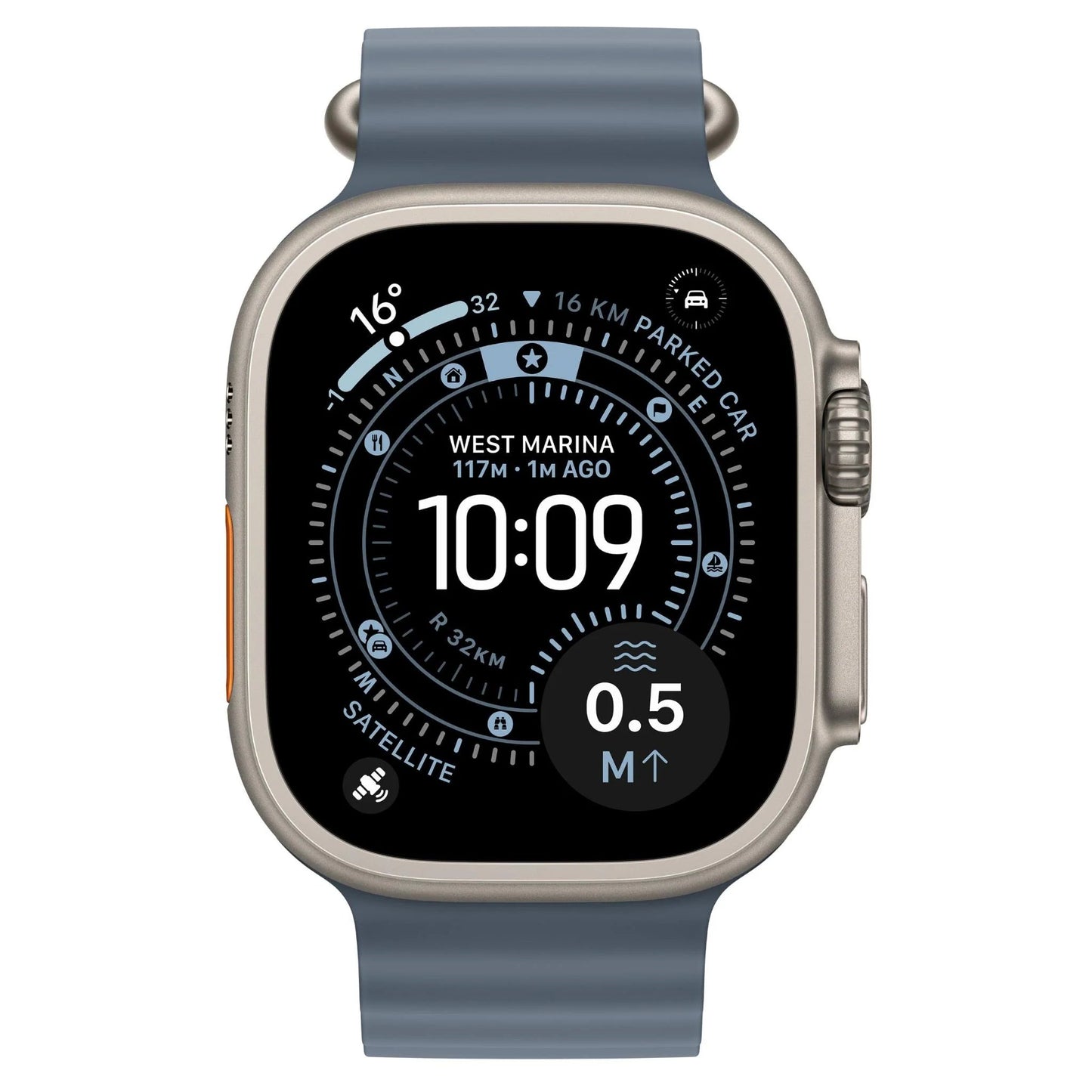 Apple Watch Ultra 3 49mm GPS + Cellular Titanium Smartwatch | Natural Titanium, Black Titanium With 100% Battery - Pristine - Refurbished (Copy) Apple