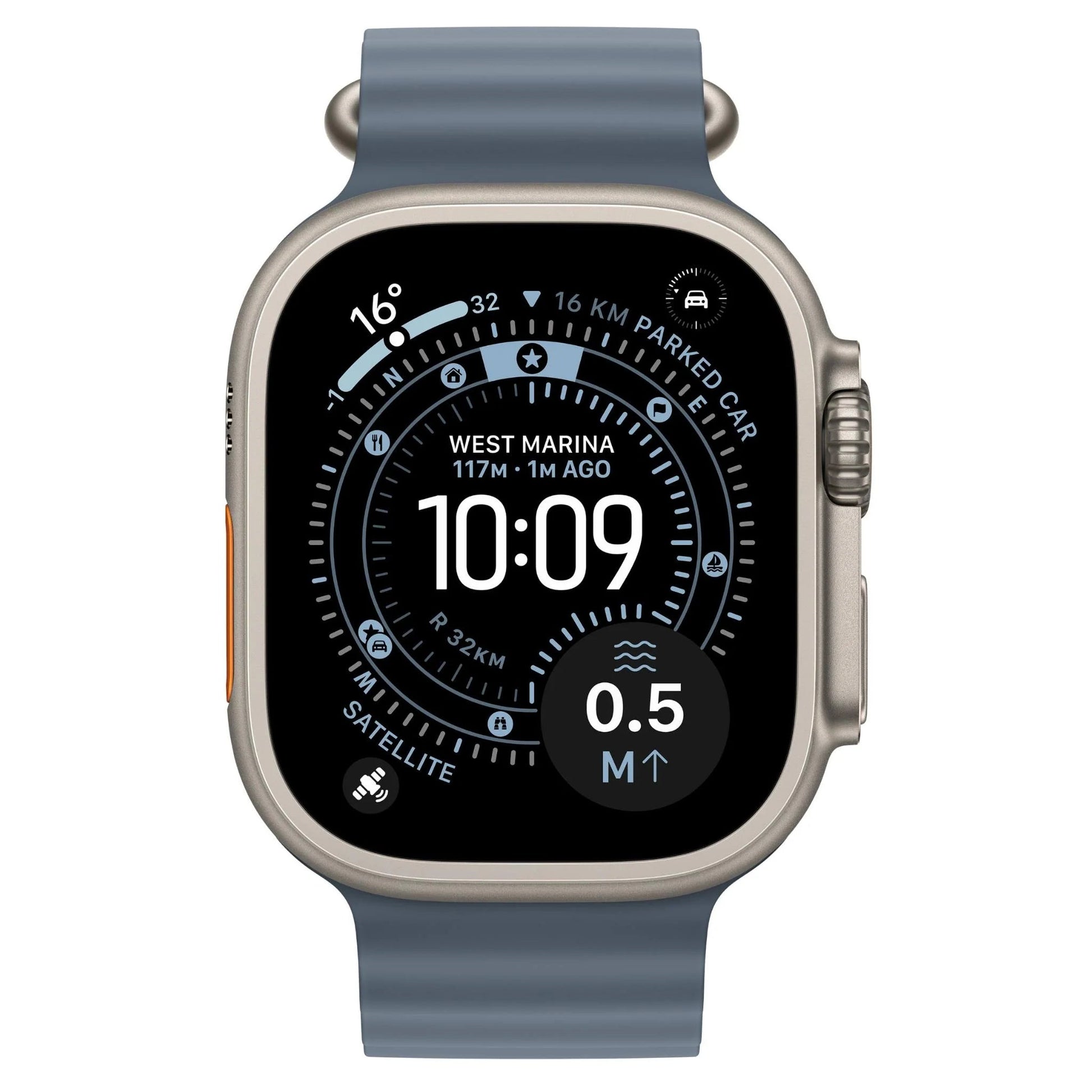 Apple Watch Ultra 3 49mm GPS + Cellular Titanium Smartwatch | Natural Titanium, Black Titanium With 100% Battery - Pristine - Refurbished (Copy) Apple