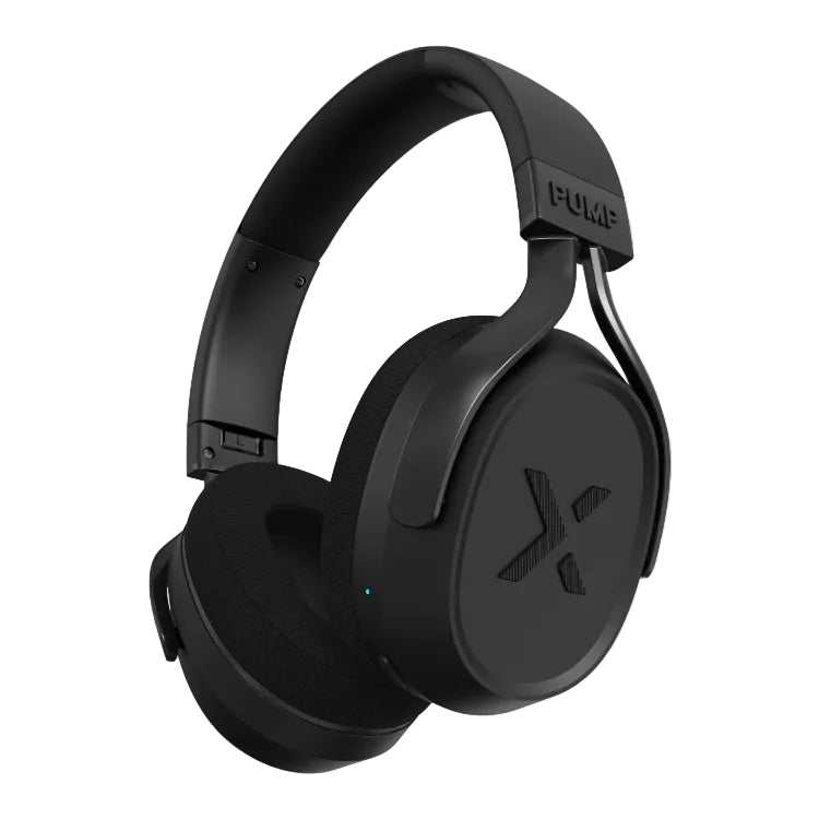 BlueAnt Pump X Gym ANC Over-Ear Headphones, Stealth Black/Gold, White/Gold, Black/Silver, Pristine Refurbished