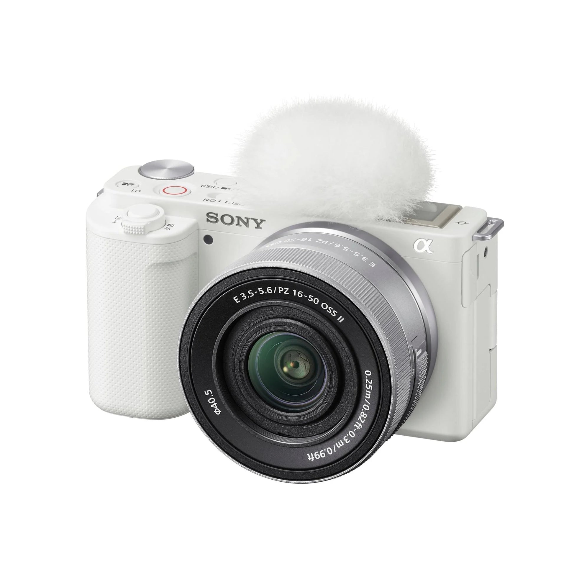 Sony ZV‑E10K Digital Camera Mirrorless Camera with 16-50mm II Lens - White Tristar Online
