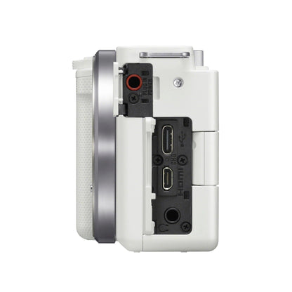 Sony ZV‑E10K Digital Camera Mirrorless Camera with 16-50mm II Lens - White Tristar Online