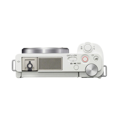 Sony ZV‑E10K Digital Camera Mirrorless Camera with 16-50mm II Lens - White Tristar Online