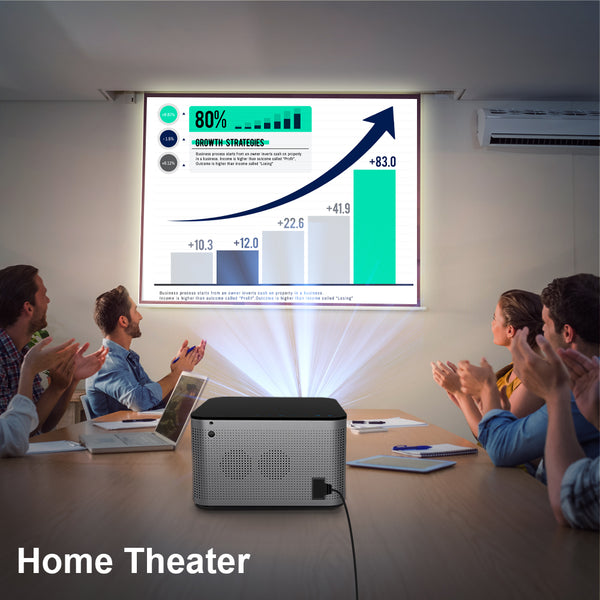 Magcubic HY350 Pro 580ANSI Projector Android 11 4K 1080P Wifi6 Voice Control Allwinner H713 Electronic Focus BT 50 Home Theater