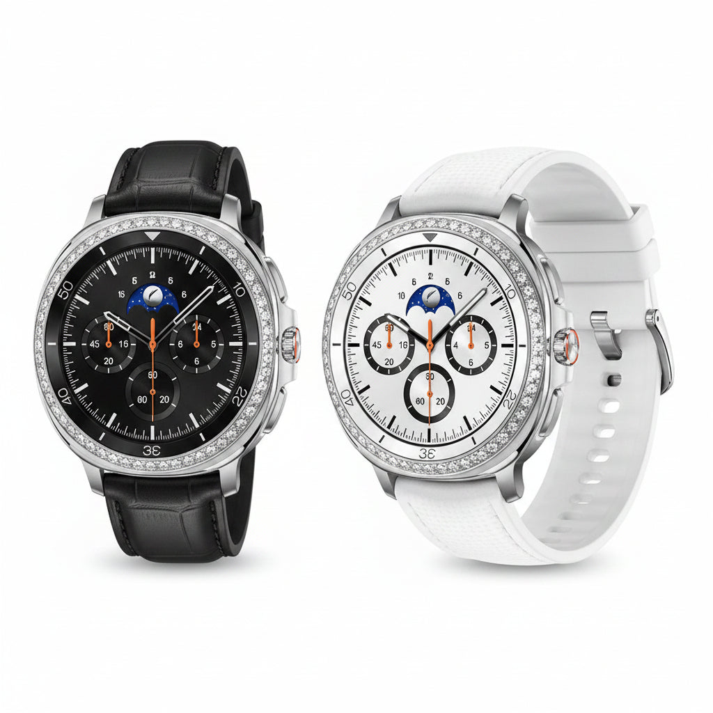 Samsung Galaxy Watch8 Classic LTE  46mm - Black, White - Pristine - Refurbished Samsung
