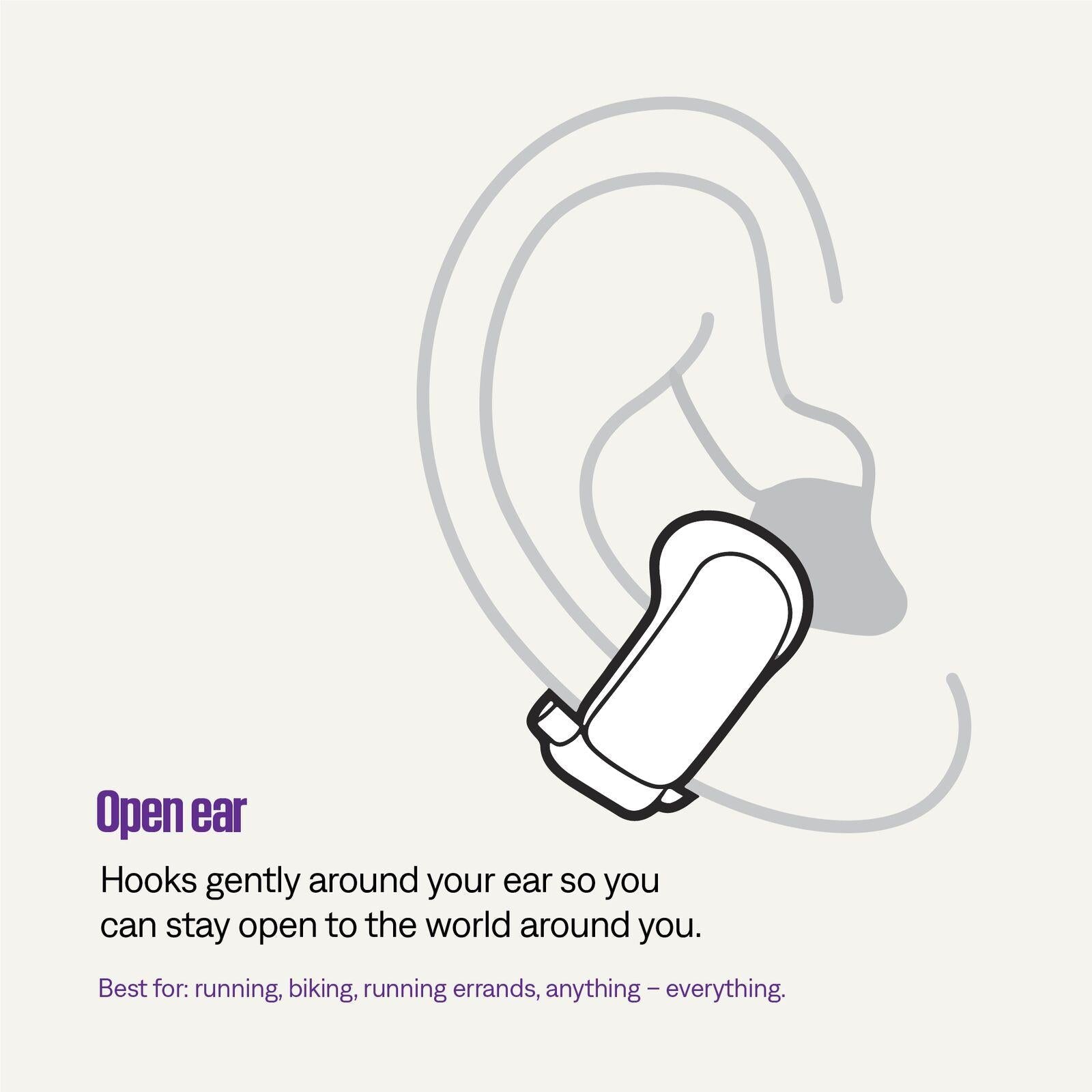 Bose Ultra Open Earbuds - White Smoke Bose