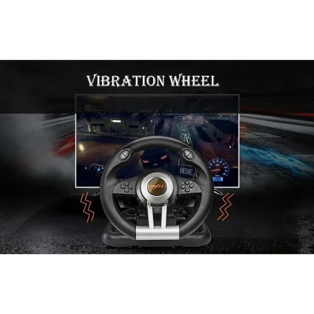 PXN V3Pro Gaming Steering Wheel Black - Pristine - Refurbished