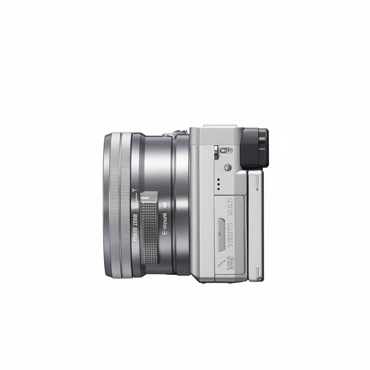 Sony Alpha A6400 Twin Lens Kit - Black/Silver with 16-50mm & 55-210mm Lenses