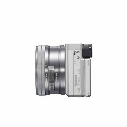 Sony Alpha A6400 Twin Lens Kit - Black/Silver with 16-50mm & 55-210mm Lenses