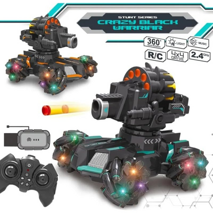 Gesture Sensing Stunt Car Remote Control - Soft Bullet Shooting - Lateral Remote Control - Exciting Toy Kit