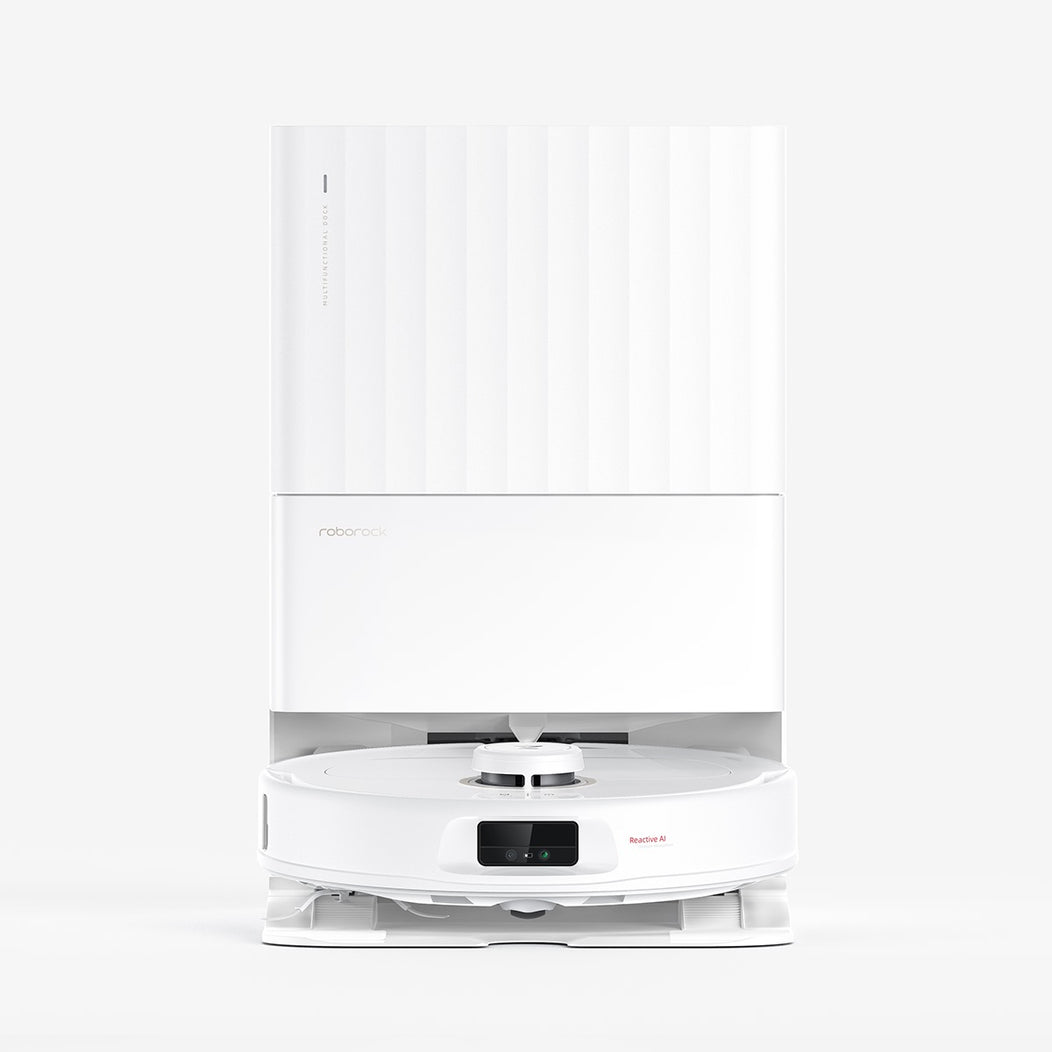 Roborock Q Revo MaxV Robot Vacuum with Multifunctional Dock - White (Open Never Used) Roborock