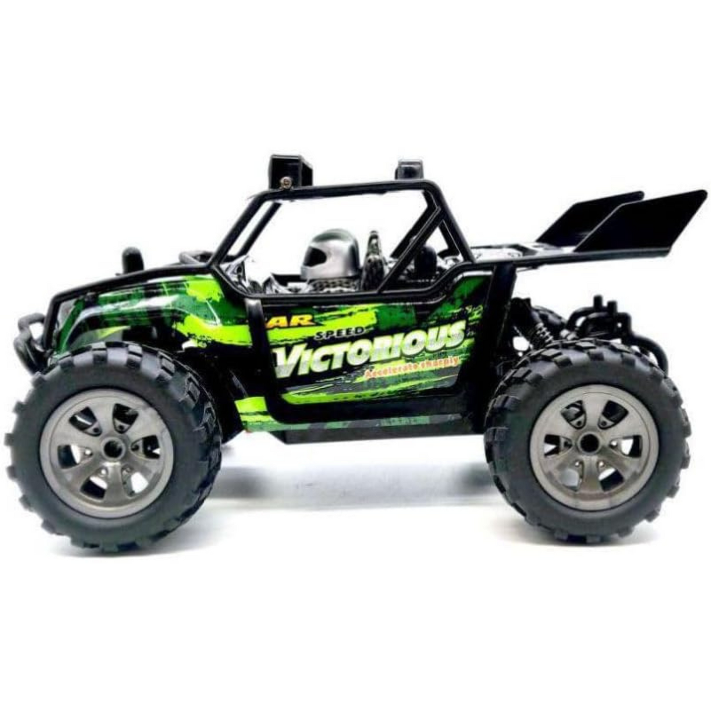 High-Speed Racing Car Fun with 2.4G Remote Control - Scale 2WD Electric RC Car (YL-14) in Green Tristar