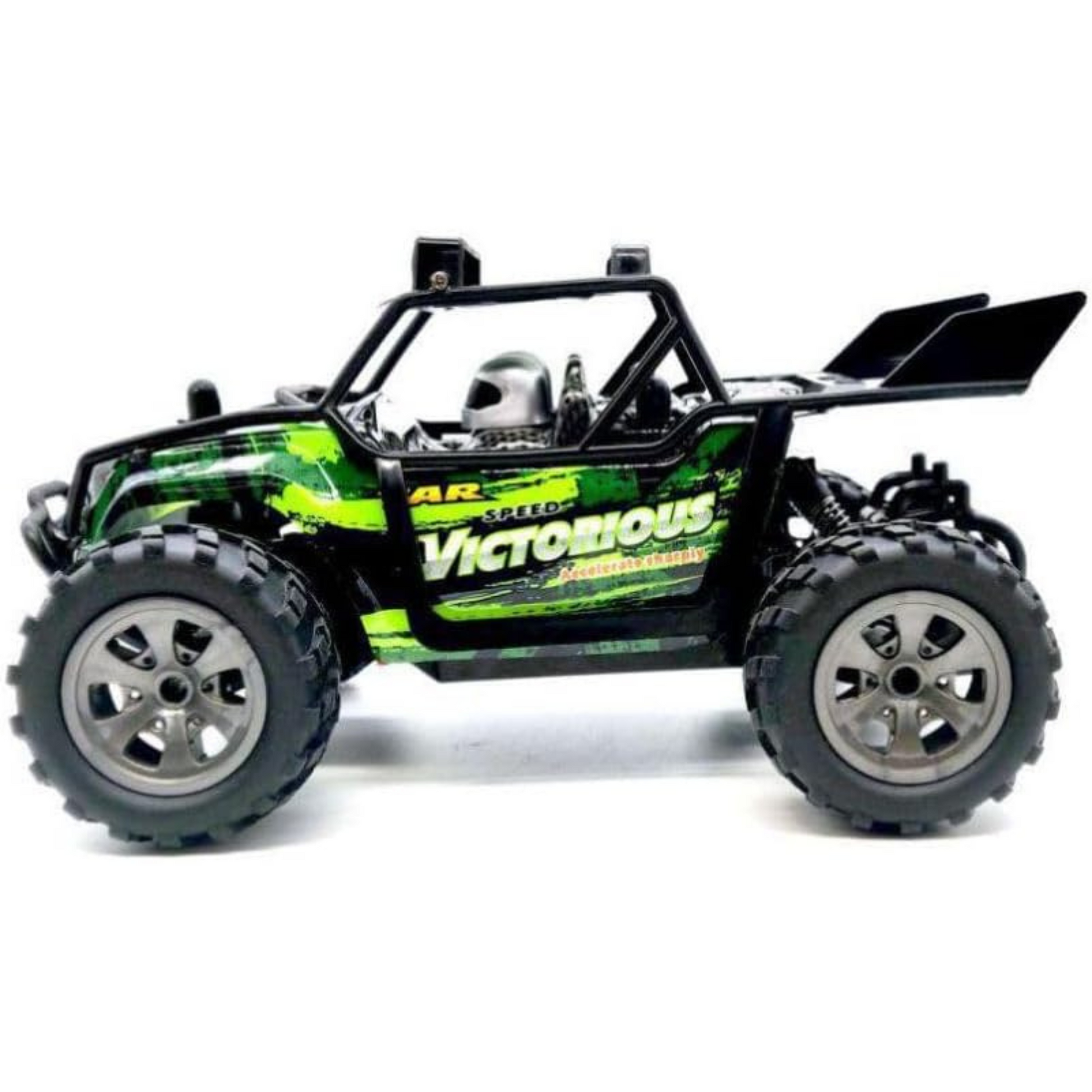 High-Speed Racing Car Fun with 2.4G Remote Control - Scale 2WD Electric RC Car (YL-14) in Green Tristar