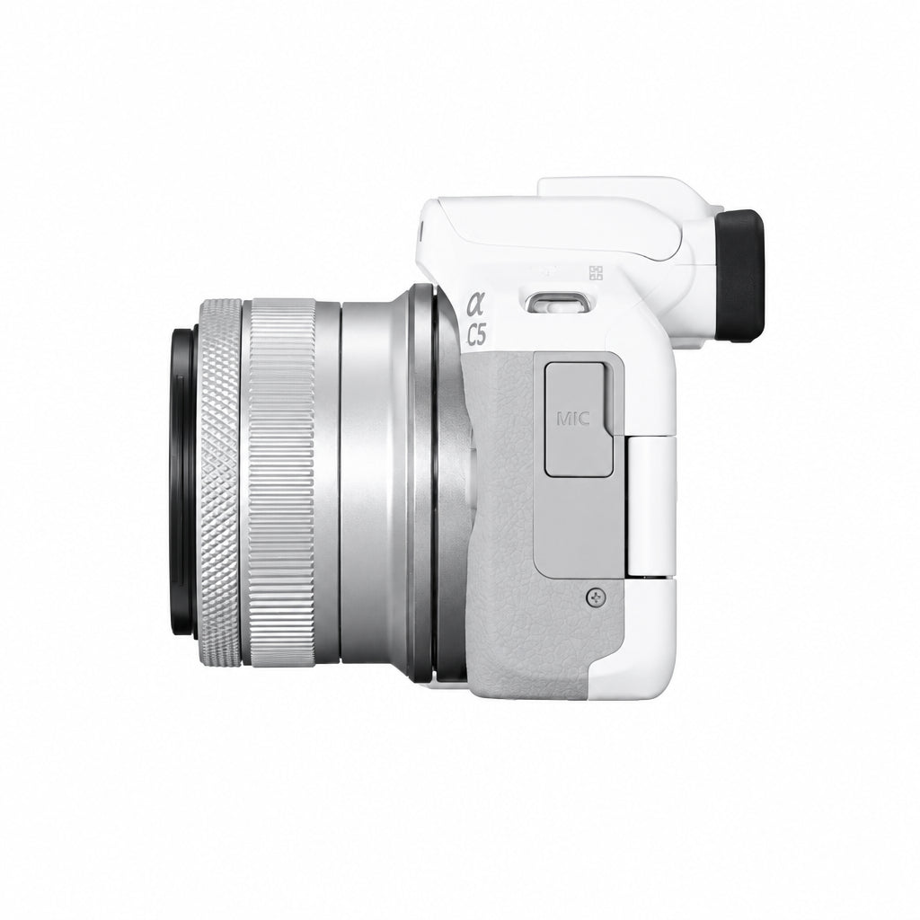 Canon EOS R50 Mirrorless Camera Kit (Black) with RF-S 18-45mm & RF-S 55-210mm Lens Bundle - Silver