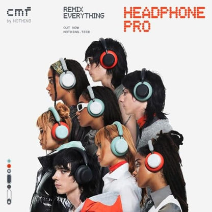 Nothing CMF by Nothing Headphone Pro (B175) - Light Green, Light Grey