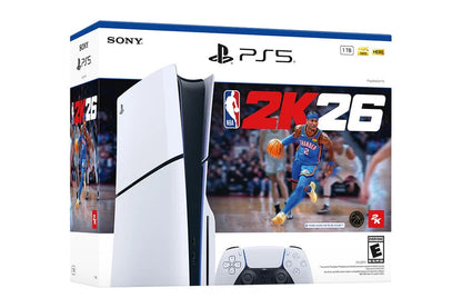 PS5 PlayStation 5 Slim Console NBA 2K26 Bundle Latest Edition, Fast Gameplay & Stunning Graphics Tristar Online