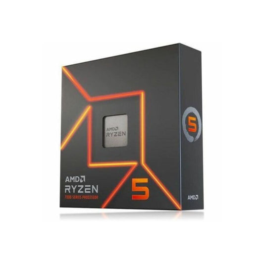 AMD Ryzen 5 7600X Hexa-Core Processor, 4.7 GHz Base, 5.3 GHz Boost, 32MB L3 Cache, Radeon Graphics, Socket AM5, 105W TDP