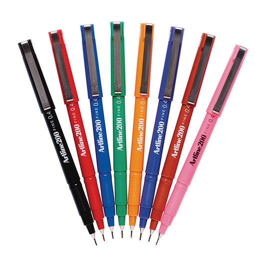 Artline 200 Fline Pen Ast Bx12 Artline