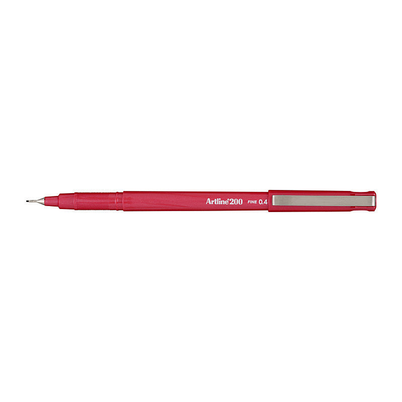 ALline 200 Fineline B/Red Bx12 Artline