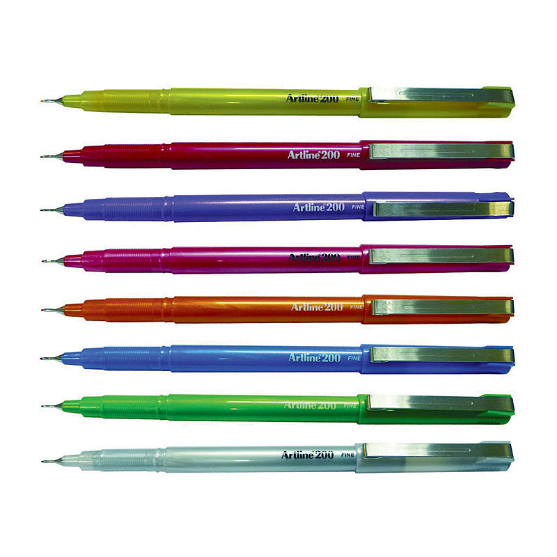 ALine 200 Fineline Brights Ast Artline