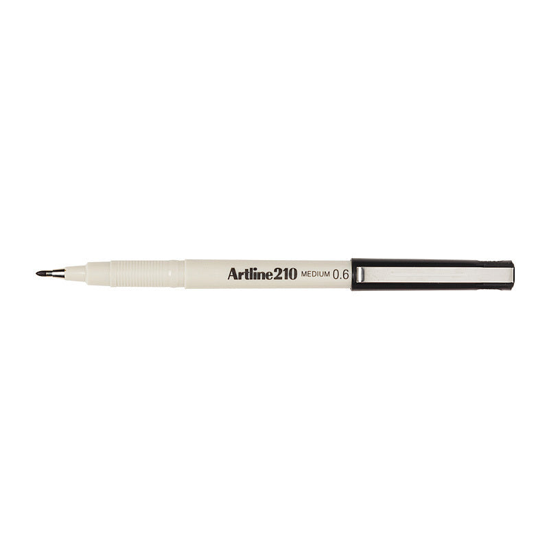 Artline 210 Pen 0.6mm Blk Bx12 Artline