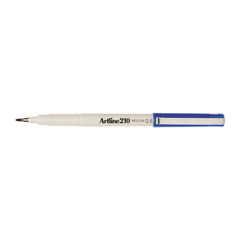 Artline 210 Pen 0.6mm Blu Bx12 Artline