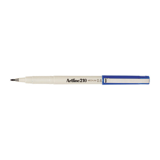 Artline 210 Pen 0.6mm Blu Bx12 Artline