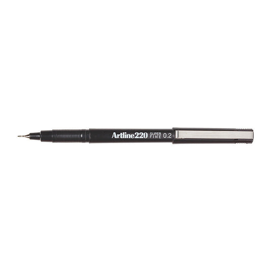 Artline 220 Pen 0.2mm Blk Bx12 Artline