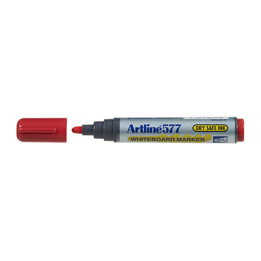 Artline 577 W/Bd Mrkr Red Bx12 Artline