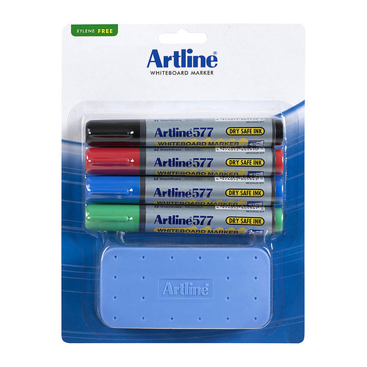 Artline 577 W/Board Marker Kit Artline
